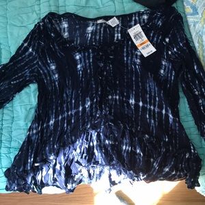 American rag tie-dye shirt